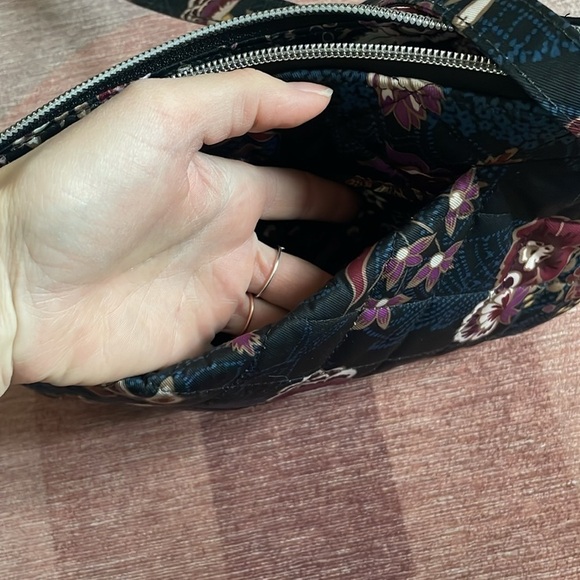 Vera Bradley Floral Boho Shoulder Satchel - Picture 7 of 11